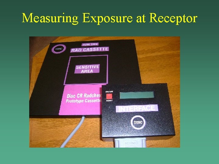 Measuring Exposure at Receptor Measuring Exposure at Receptor