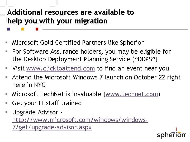 Additional resources are available to help you with your migration Microsoft Gold Certified Partners