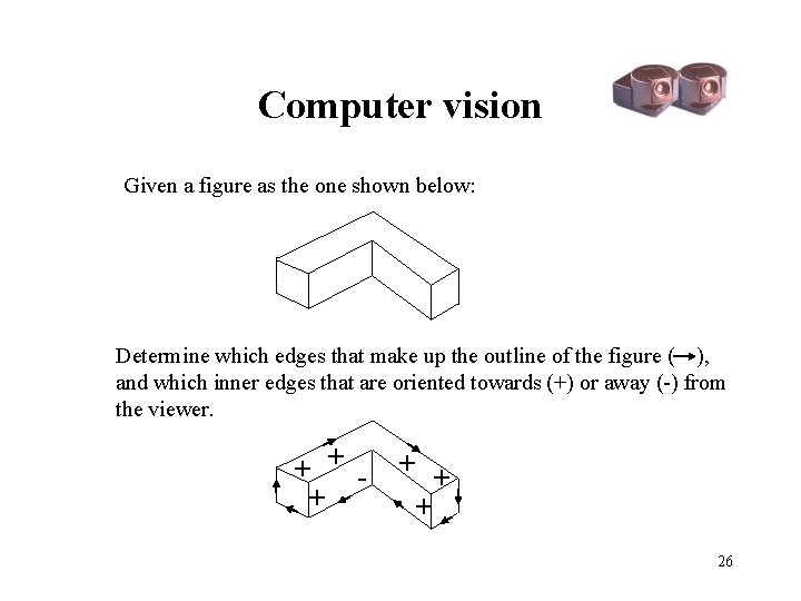 Computer vision Given a figure as the one shown below: Determine which edges that Computer vision Given a figure as the one shown below: Determine which edges that