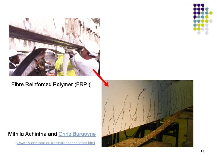 Fibre Reinforced Polymer (FRP ( Mithila Achintha and Chris Burgoyne www-civ. eng. cam. ac.