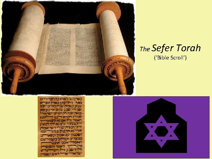 The Sefer Torah (‘Bible Scroll’) The Torah is the word of God. It is