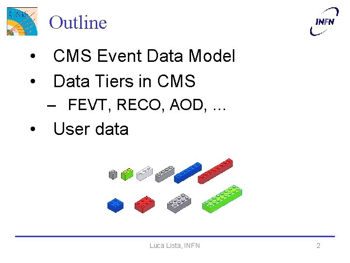Outline • CMS Event Data Model • Data Tiers in CMS – FEVT, RECO,