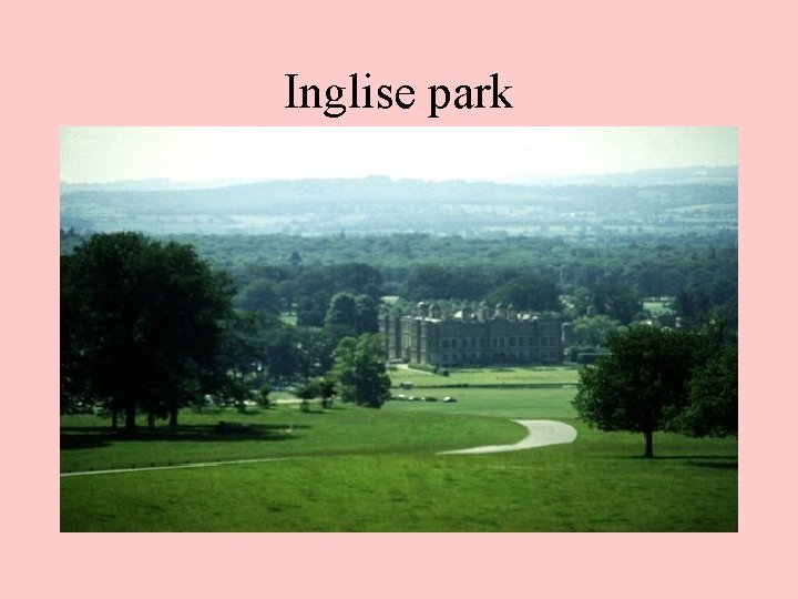 Inglise park 