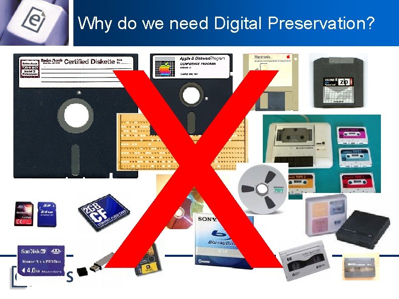 Why do we need Digital Preservation? X 