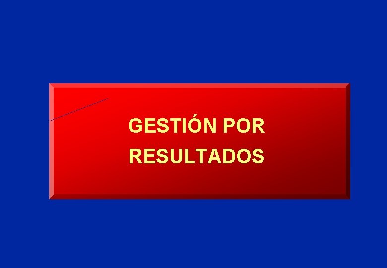 GESTIÓN POR RESULTADOS 