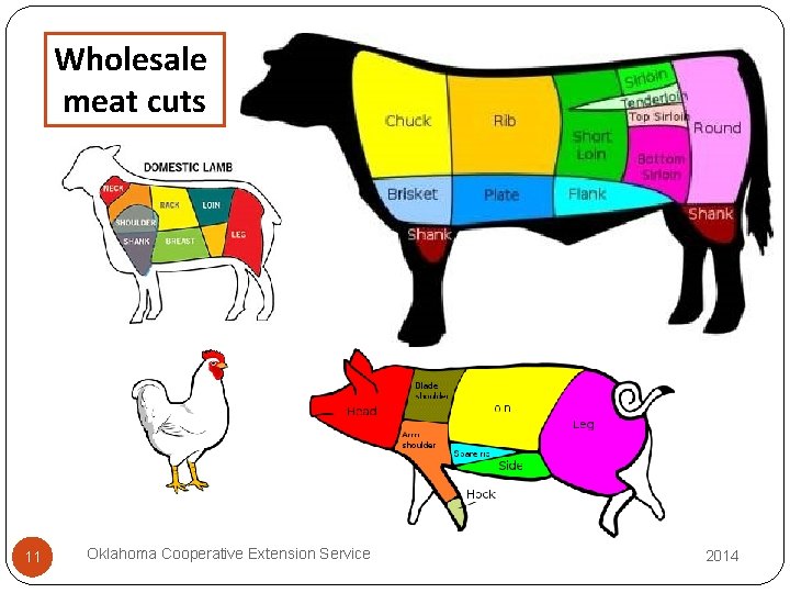 Wholesale meat cuts 11 Oklahoma Cooperative Extension Service 2014 