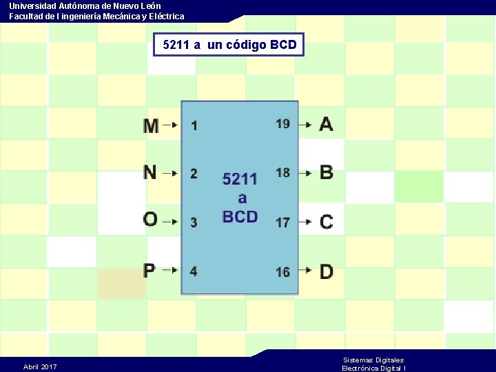 Universidad Autónoma de Nuevo León Facultad de I ingeniería Mecánica y Eléctrica 5211 a