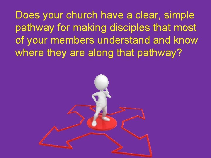 Does your church have a clear, simple pathway for making disciples that most of