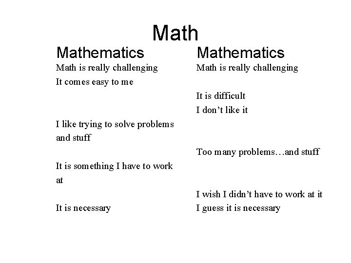 Mathematics Math is really challenging It comes easy to me Mathematics Math is really Mathematics Math is really challenging It comes easy to me Mathematics Math is really