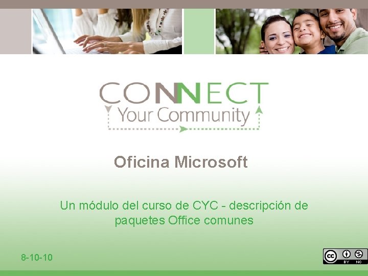 Oficina Microsoft Un módulo del curso de CYC - descripción de paquetes Office comunes