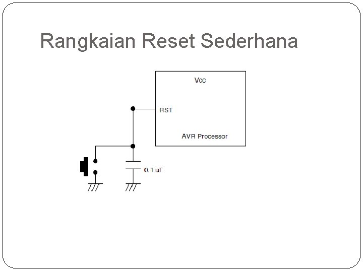 Rangkaian Reset Sederhana 