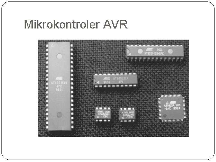 Mikrokontroler AVR 