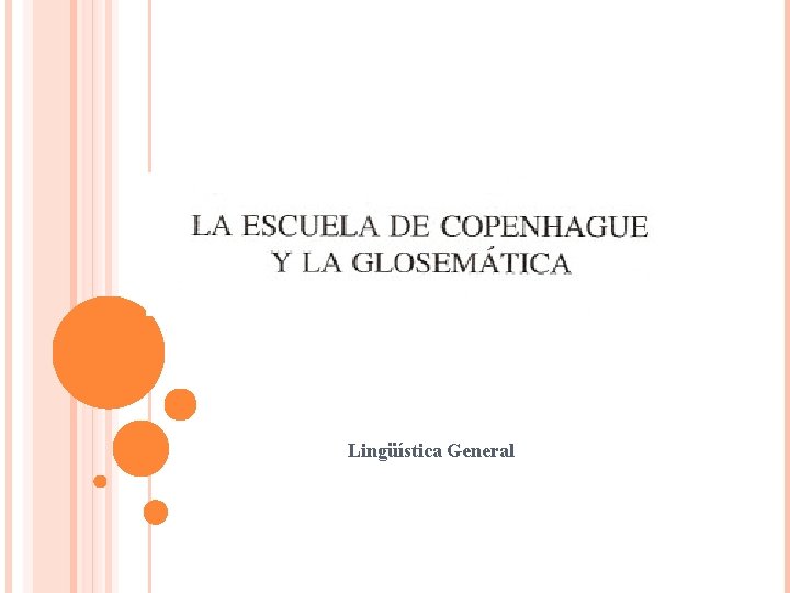 Lingüística General 