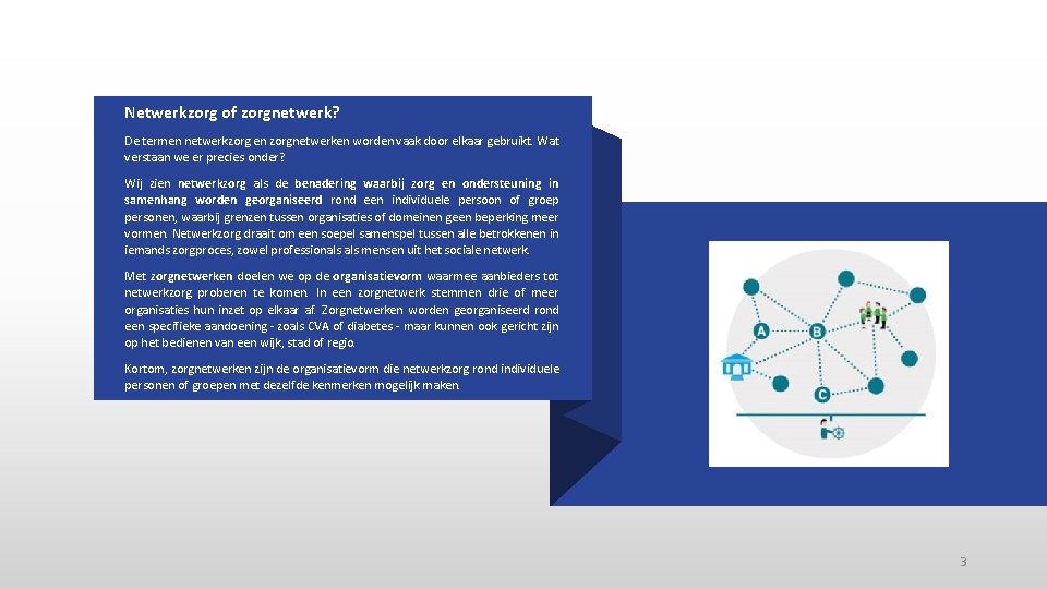 Netwerkzorg of zorgnetwerk? De termen netwerkzorg en zorgnetwerken worden vaak door elkaar gebruikt. Wat