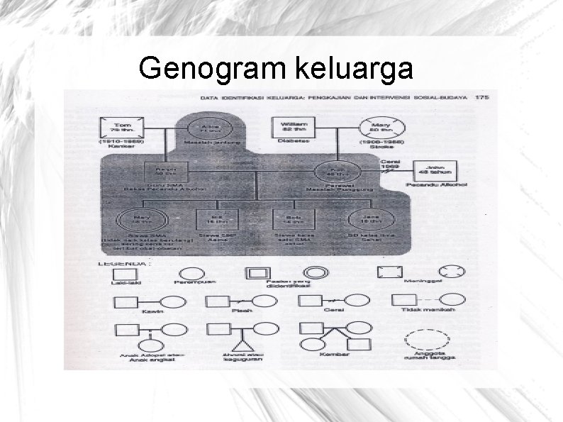 Genogram keluarga 