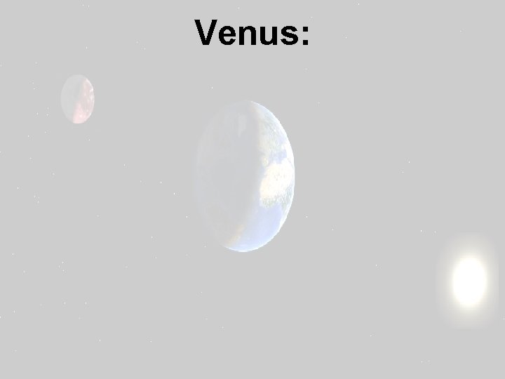 Venus: 