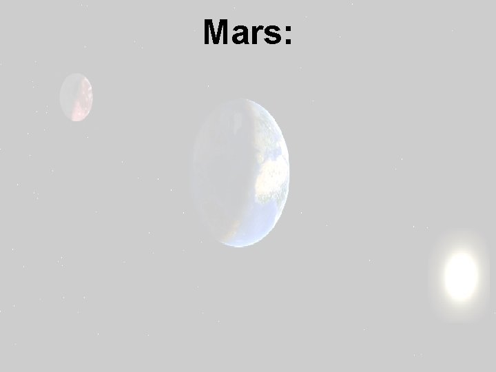 Mars: 