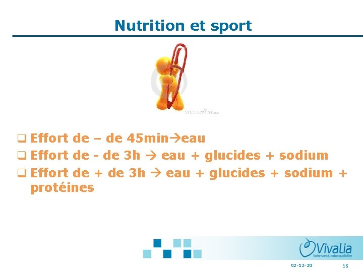 Nutrition et sport q Effort de – de 45 min eau q Effort de Nutrition et sport q Effort de – de 45 min eau q Effort de
