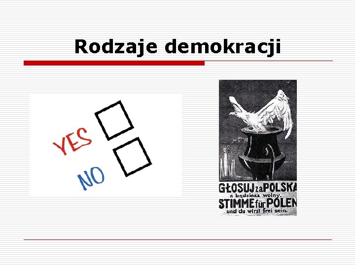 Rodzaje demokracji 