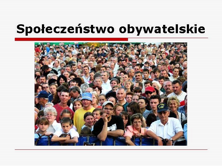 Społeczeństwo obywatelskie 