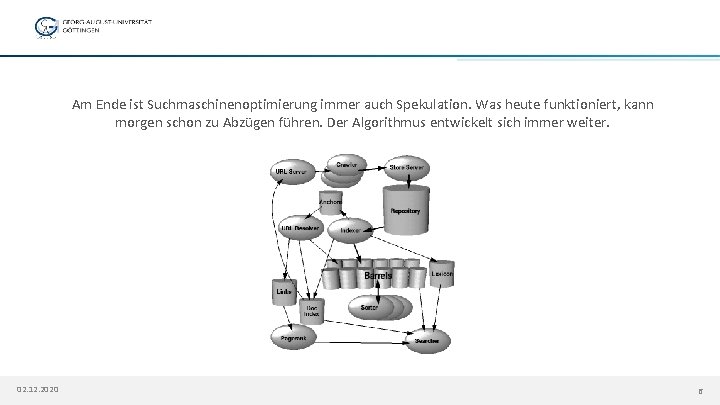 Am Ende ist Suchmaschinenoptimierung immer auch Spekulation. Was heute funktioniert, kann morgen schon zu