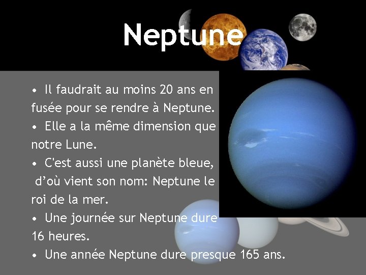 Neptune • Il faudrait au moins 20 ans en fusée pour se rendre à