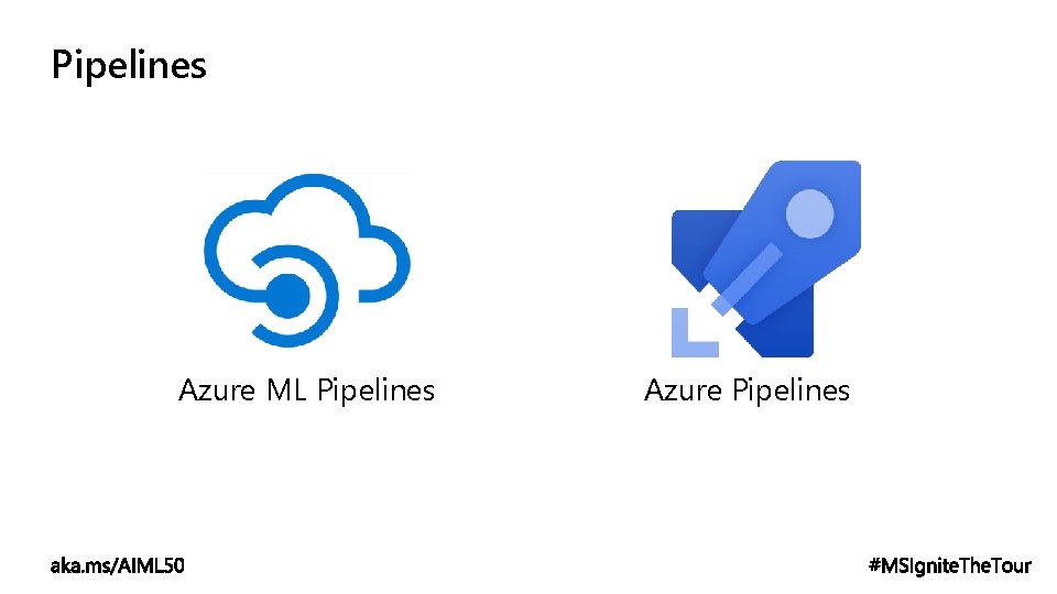 Pipelines Azure ML Pipelines Azure Pipelines 