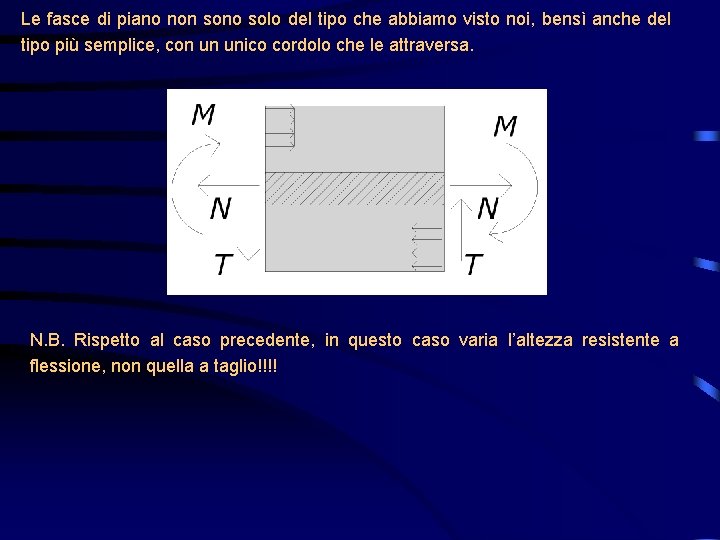 Le fasce di piano non sono solo del tipo che abbiamo visto noi, bensì