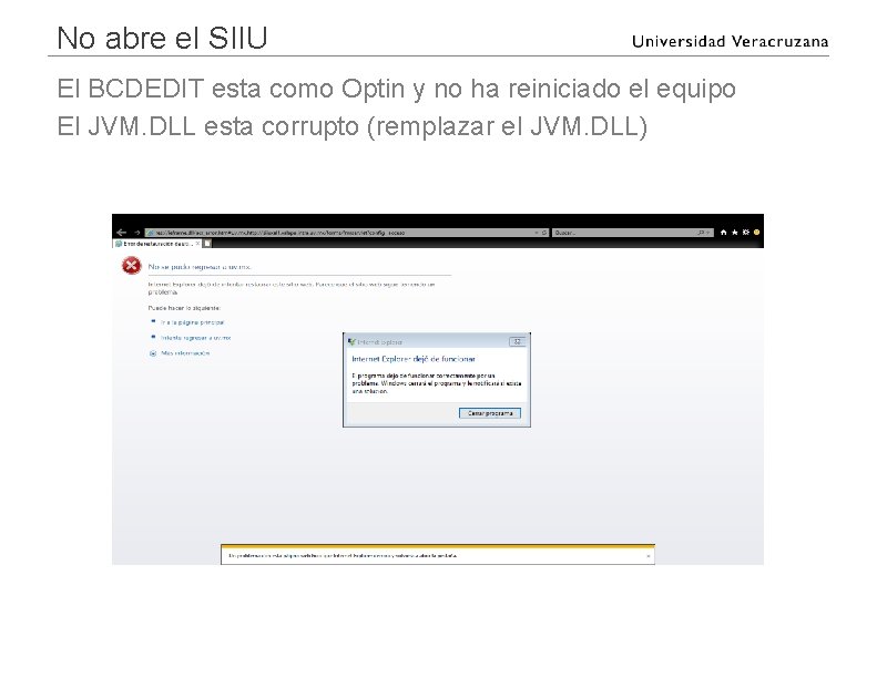 No abre el SIIU El BCDEDIT esta como Optin y no ha reiniciado el No abre el SIIU El BCDEDIT esta como Optin y no ha reiniciado el