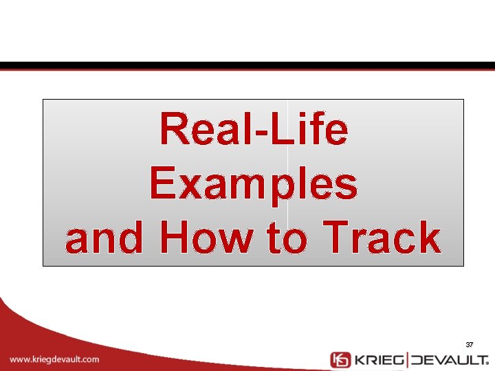 Real-Life Examples and How to Track 37 