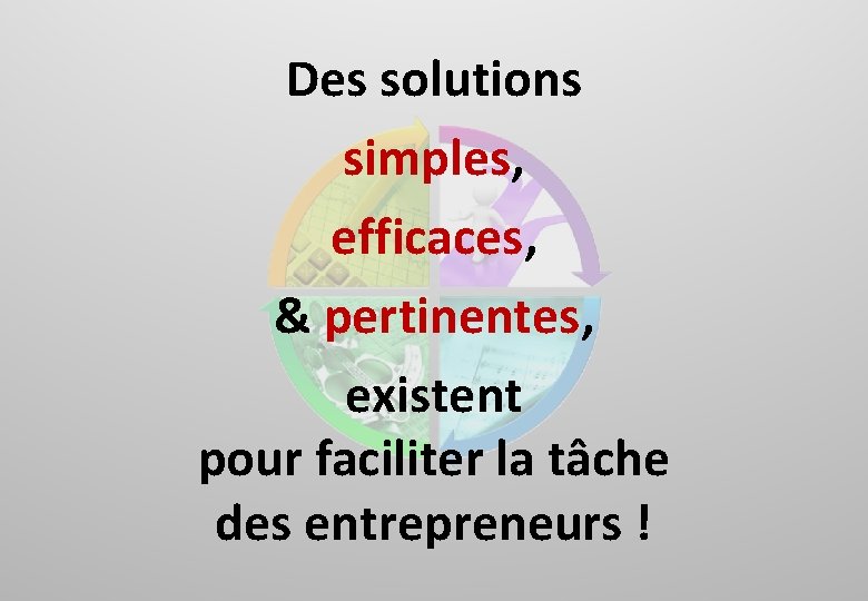 Des solutions simples, efficaces, & pertinentes, existent pour faciliter la tâche des entrepreneurs !