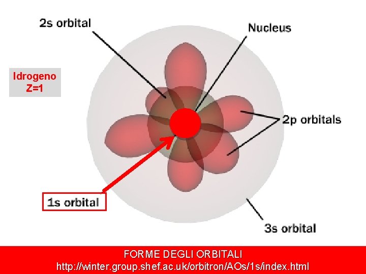 Idrogeno Z=1 FORME DEGLI ORBITALI Università degli Studi di Perugia – Corso di Laurea