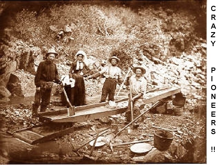 C R A Z Y P I O N E E R S !! C R A Z Y P I O N E E R S !!