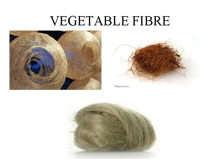 VEGETABLE FIBRE 