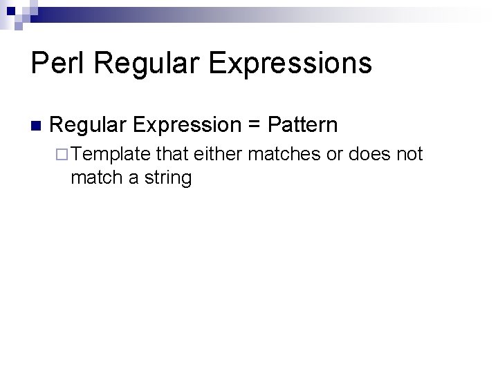 regular expression not match
