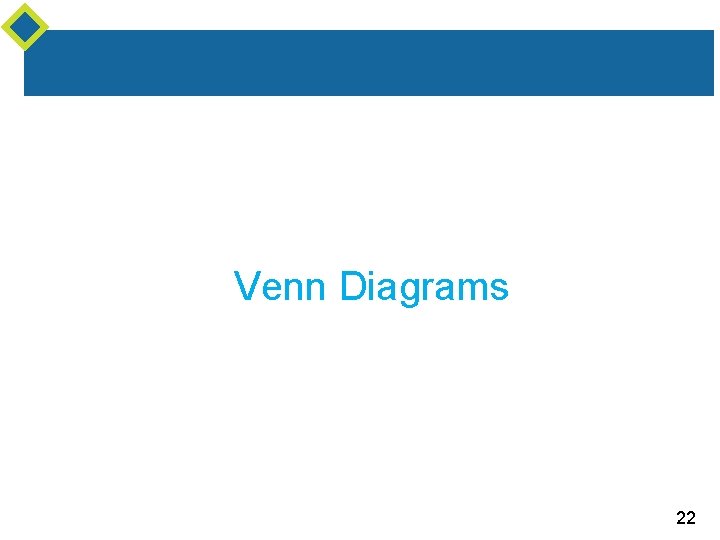 Venn Diagrams 22 