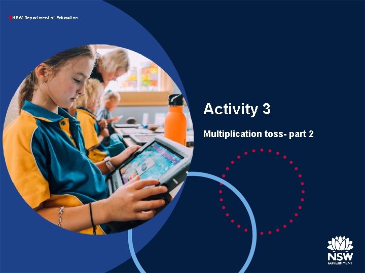 NSW Department of Education Activity 3 Multiplication toss- part 2 