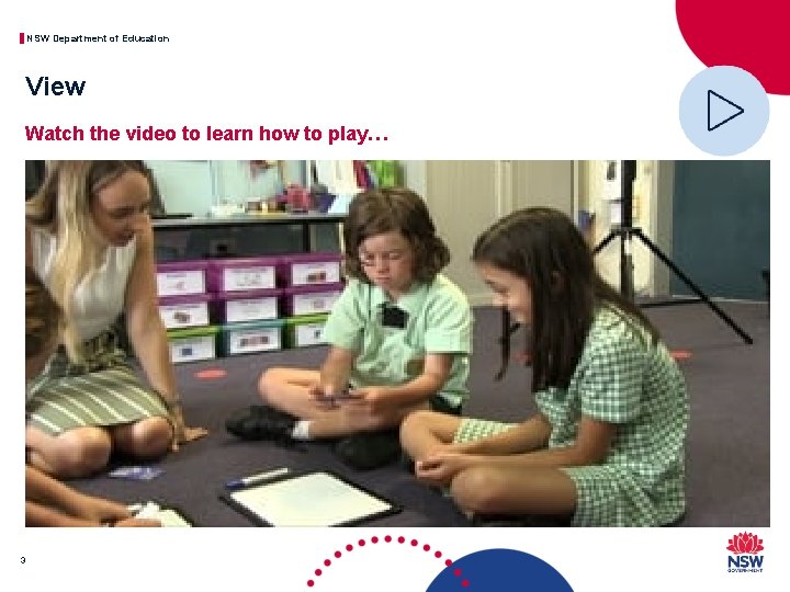 NSW Department of Education View Watch the video to learn how to play… 3