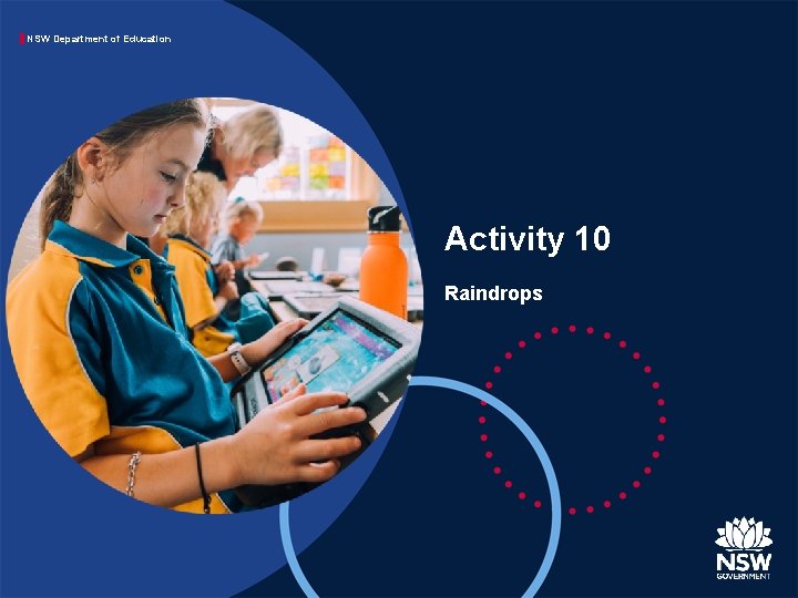NSW Department of Education Activity 10 Raindrops 