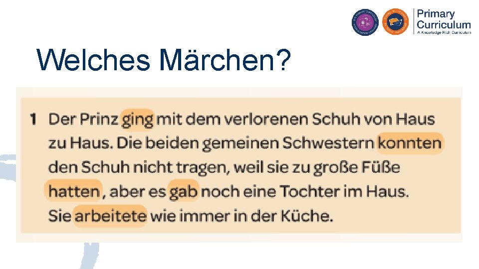 Welches Märchen? 