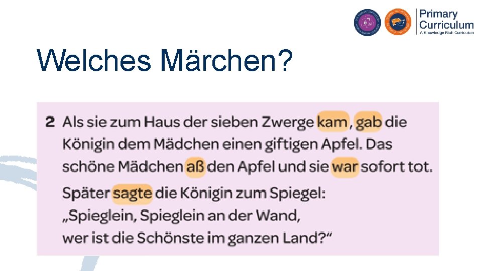 Welches Märchen? 