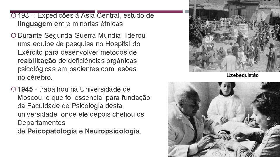  193 - : Expedições à Ásia Central, estudo de linguagem entre minorias étnicas