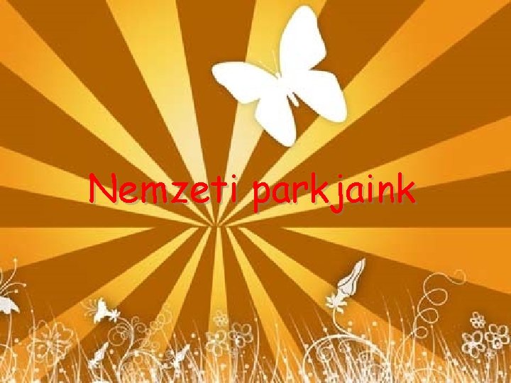 Nemzeti parkjaink Nemzeti parkjaink