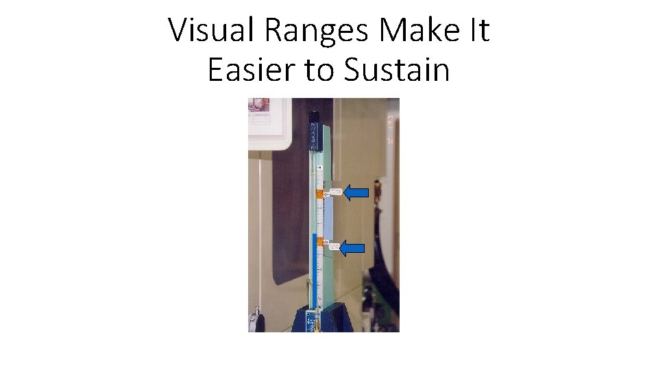 Visual Ranges Make It Easier to Sustain 