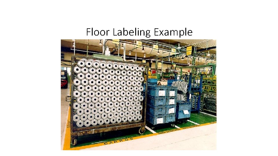 Floor Labeling Example 
