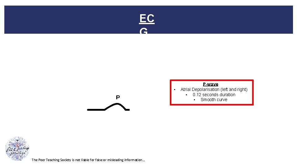 EC G • The Peer Teaching Society is not liable for false or misleading