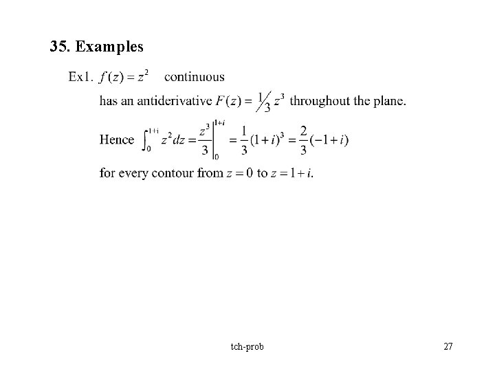 35. Examples tch-prob 27 