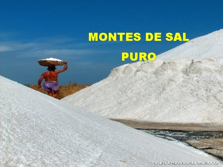 MONTES DE SAL PURO 