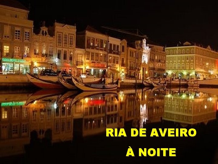 RIA DE AVEIRO À NOITE 