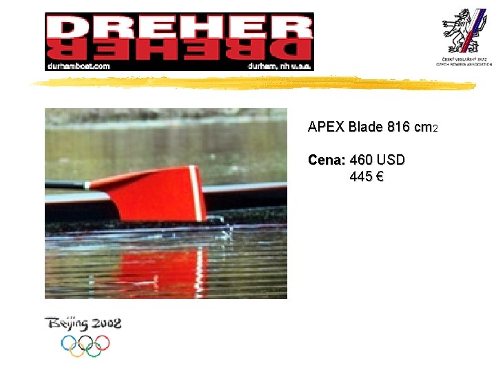 APEX Blade 816 cm 2 Cena: 460 USD 445 € 